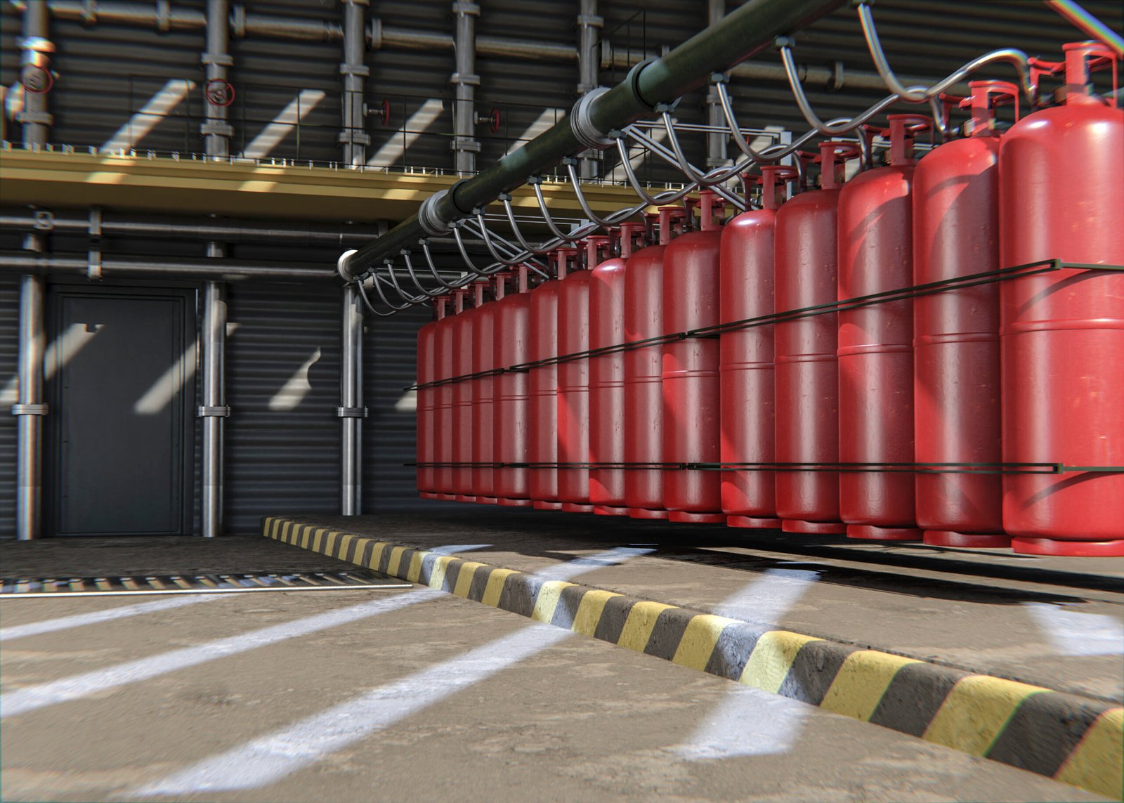 rendu-3d-de-la-bouteille-de-gaz